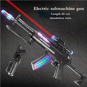 تفنگ اسباب بازی الکتریکی با گلوله های نرم و مادون قرمز ELECTRIC SUBMACHINE GUN_اسباب بازی